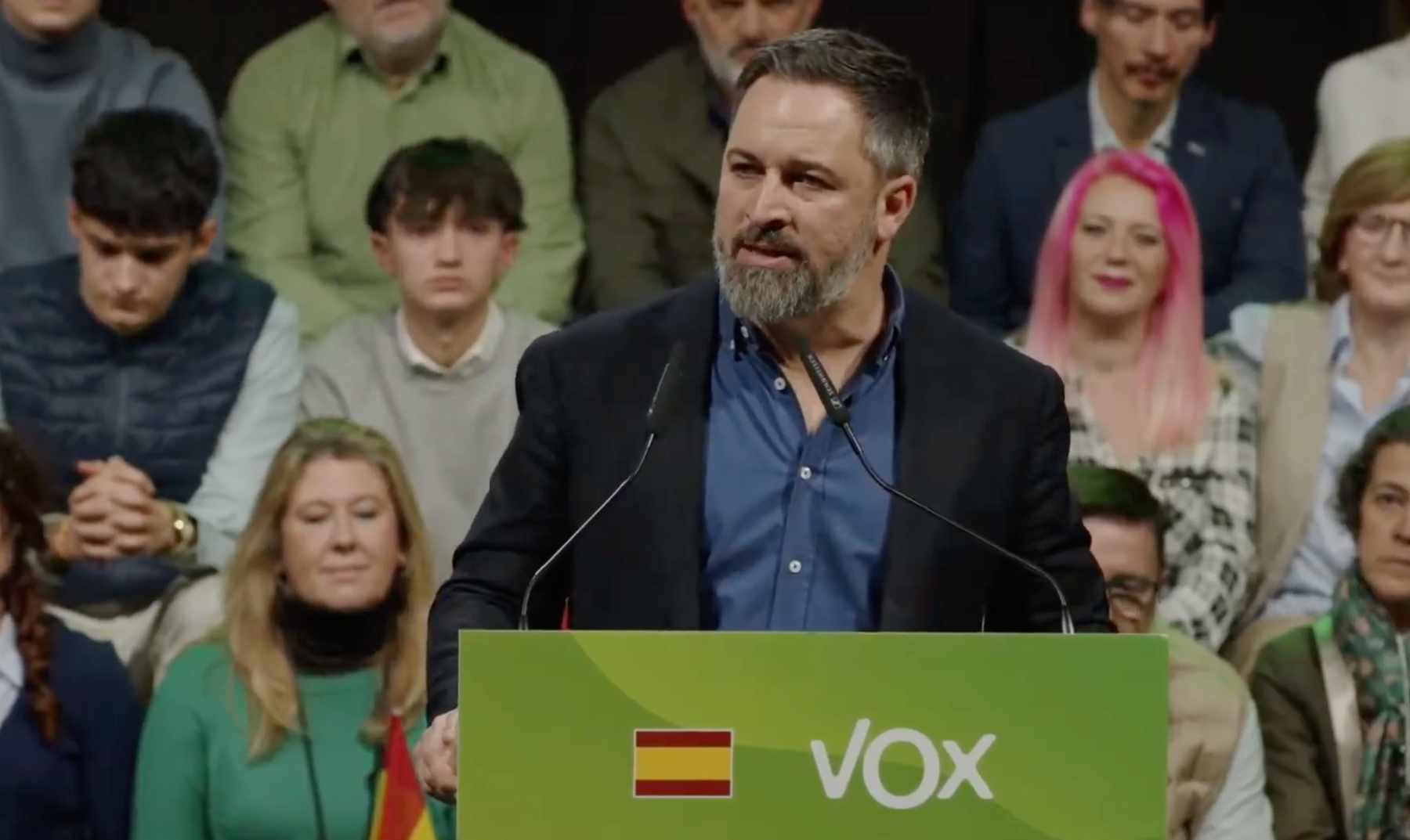 Santiago Abascal, presidente de Vox.