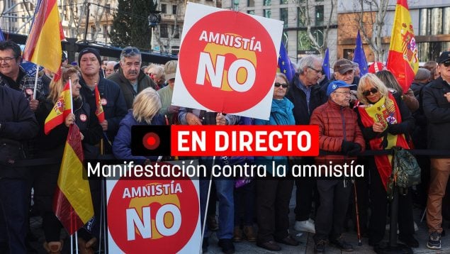 Manifestación del PP en directo contra la amnistía en Madrid | Horario, recorrido y cortes de tráfico de la protesta