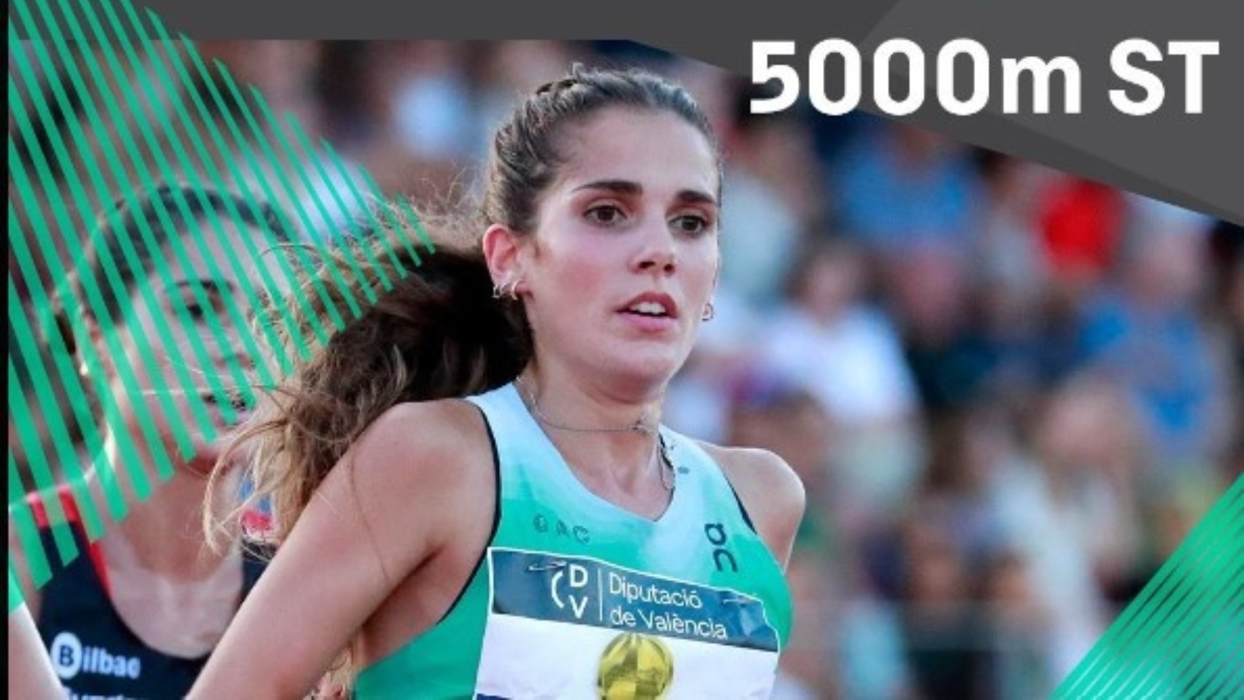 Marta García tras lograr el récord de España de los 5.000 metros (Europa Press)