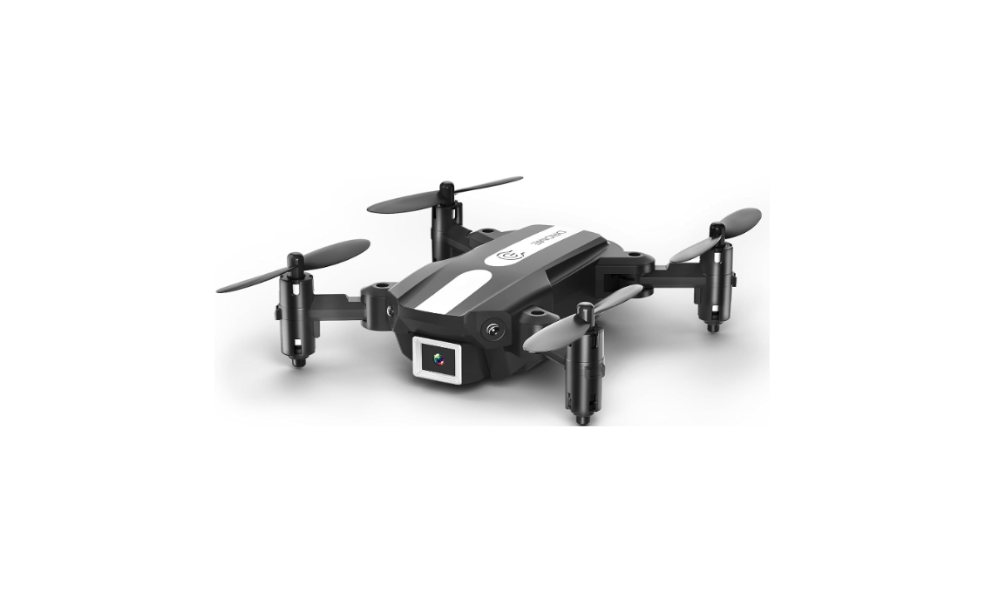 Dron con cámara plegable