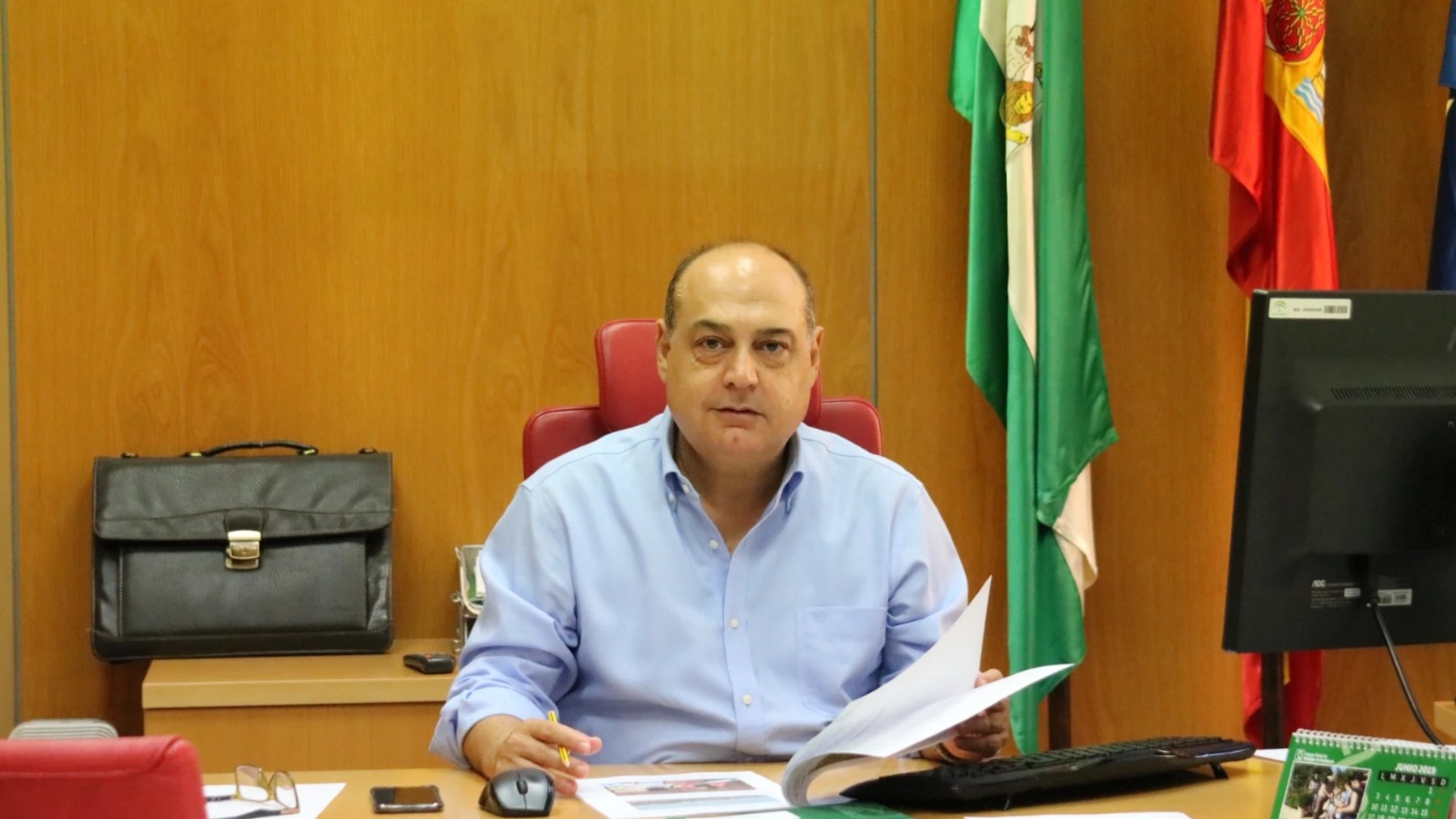 el director general de Pesca y Acuicultura de la Junta de Andalucía, José Manuel Martínez Malia.