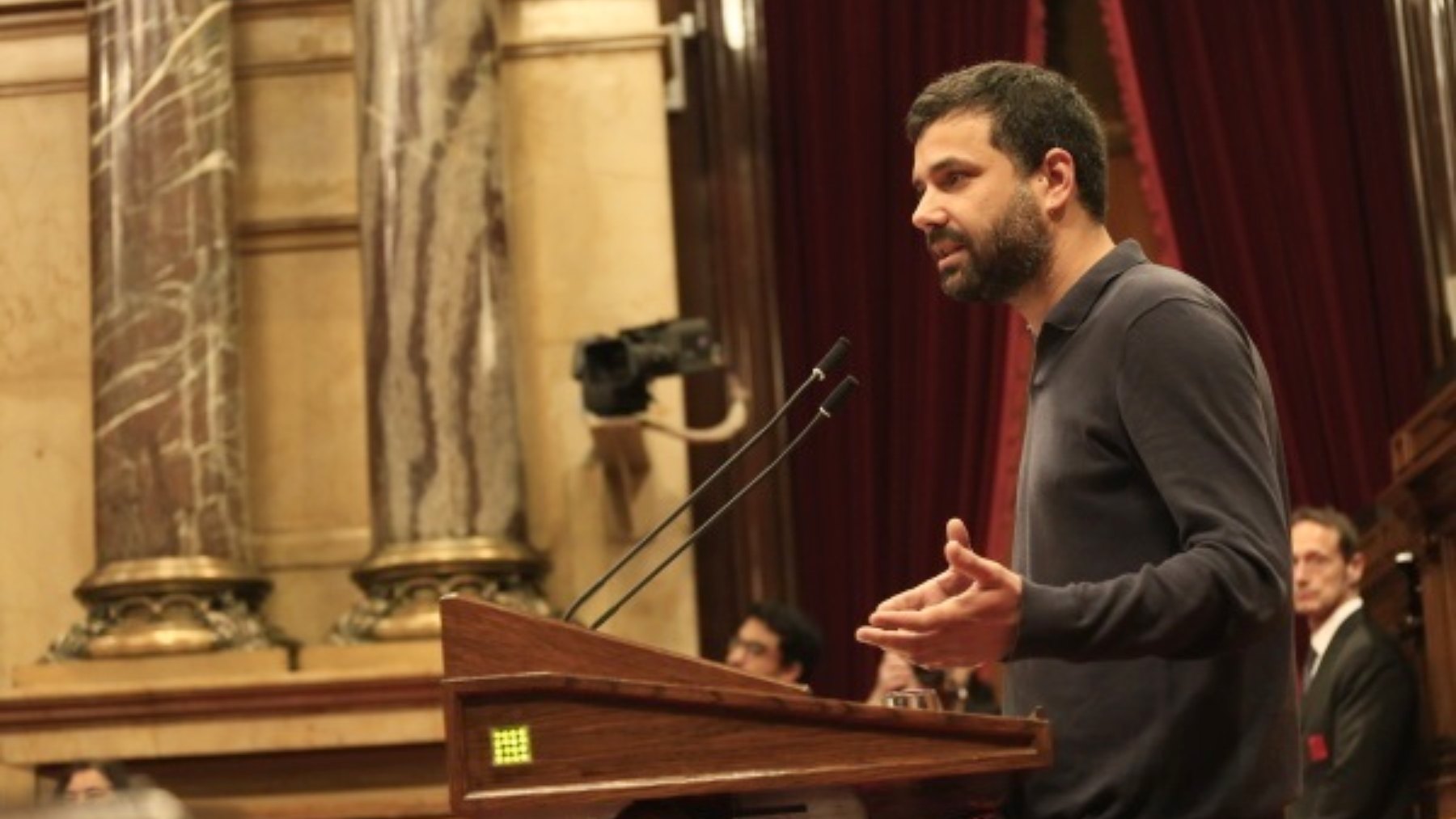 El diputado de ERC en el Parlament Ruben Wagensberg. (Foto: EP)