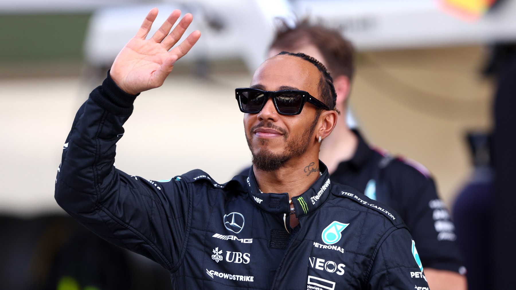 Lewis Hamilton durante una carrera. (Getty)