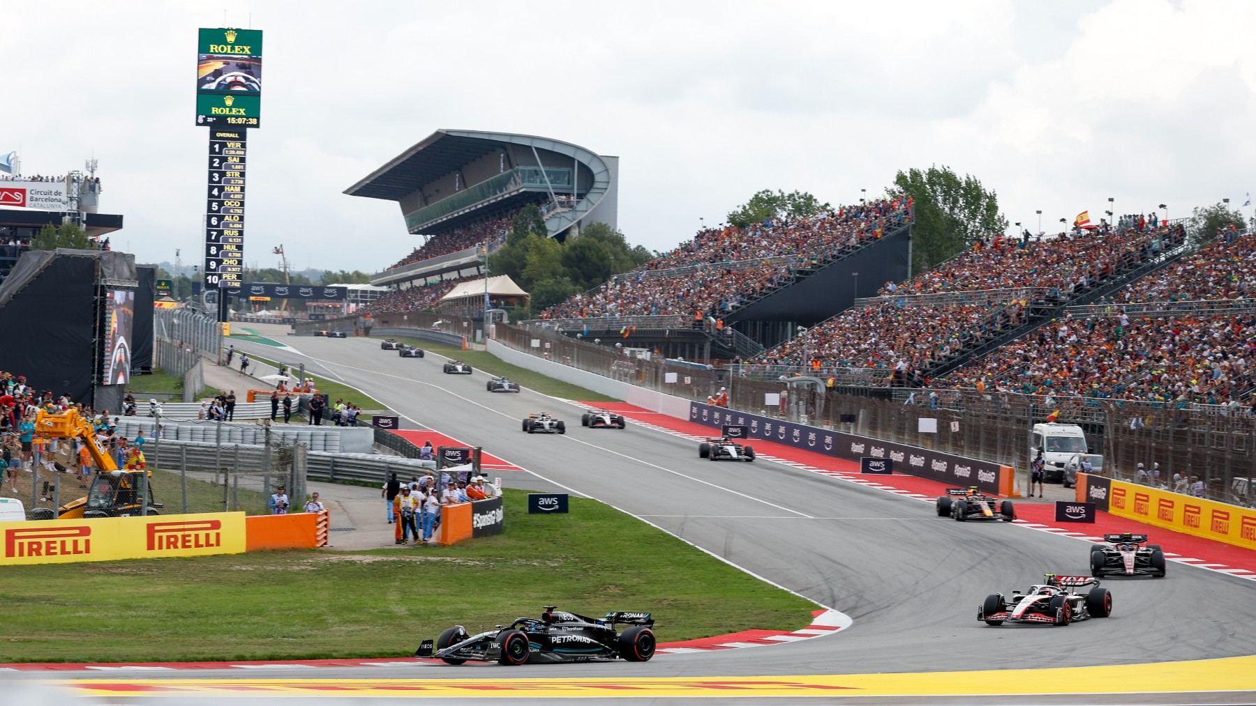 El circuito de Montmeló, durante el GP de España. (Europa Press))