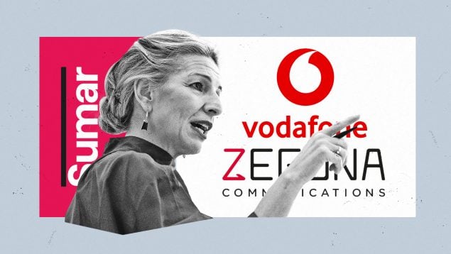 vodafone españa, yolanda diaz, zegona