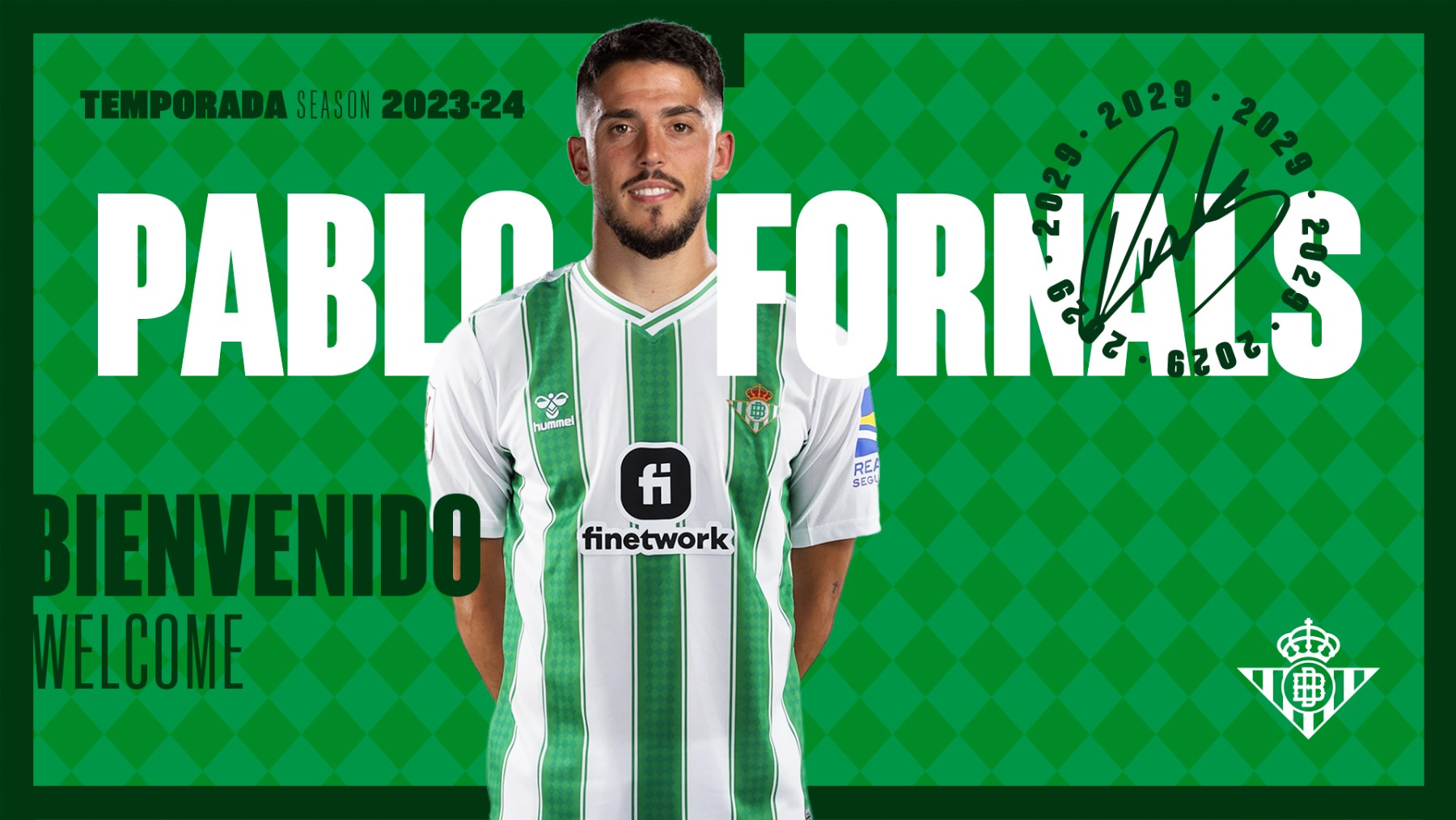 Pablo Fornals, nuevo jugador del Betis. (realbetisbalombie.es)