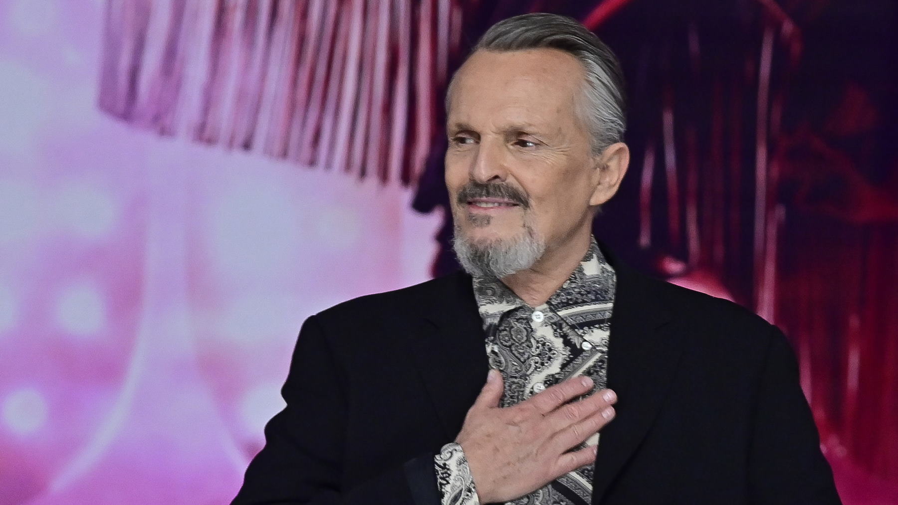 El cantante Miguel Bosé.