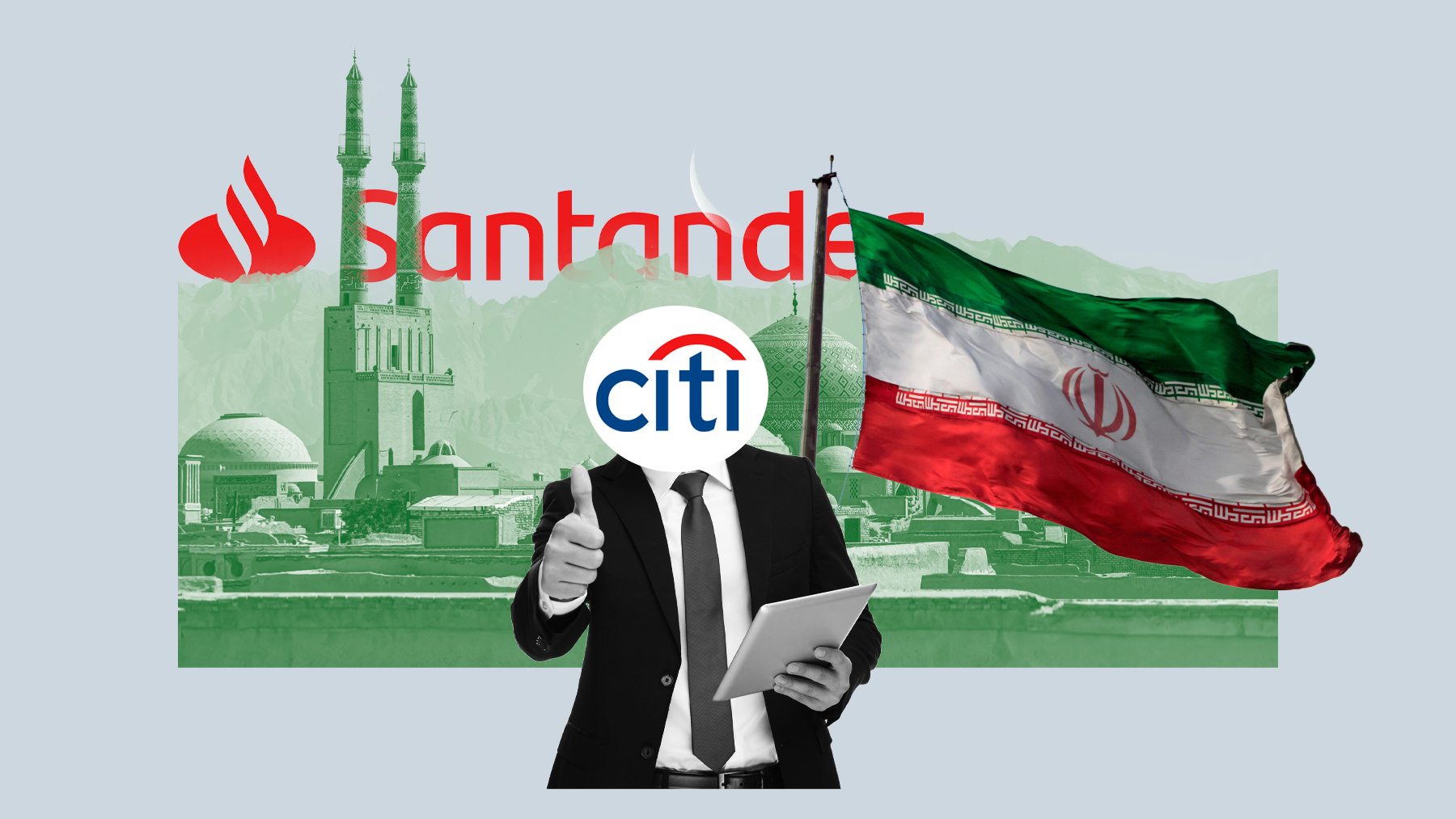 Citi cree que la caída de Banco Santander por Irán es excesiva.