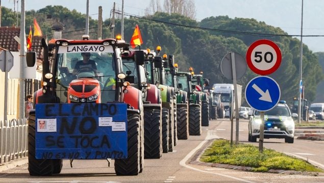 gran rotesta organizaciones agrarias