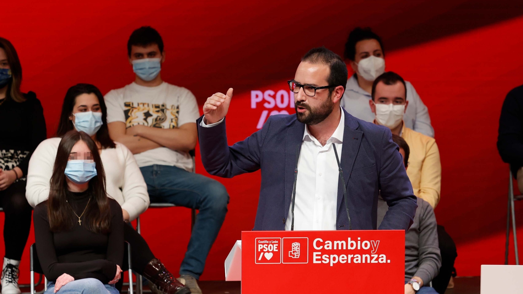 El secretario general del Grupo Socialista en las Cortes Ángel Hernández. (Foto: Ep)