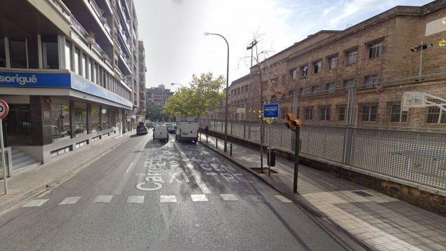 carril bus, Palma, calle Caro y Teodor Llorente