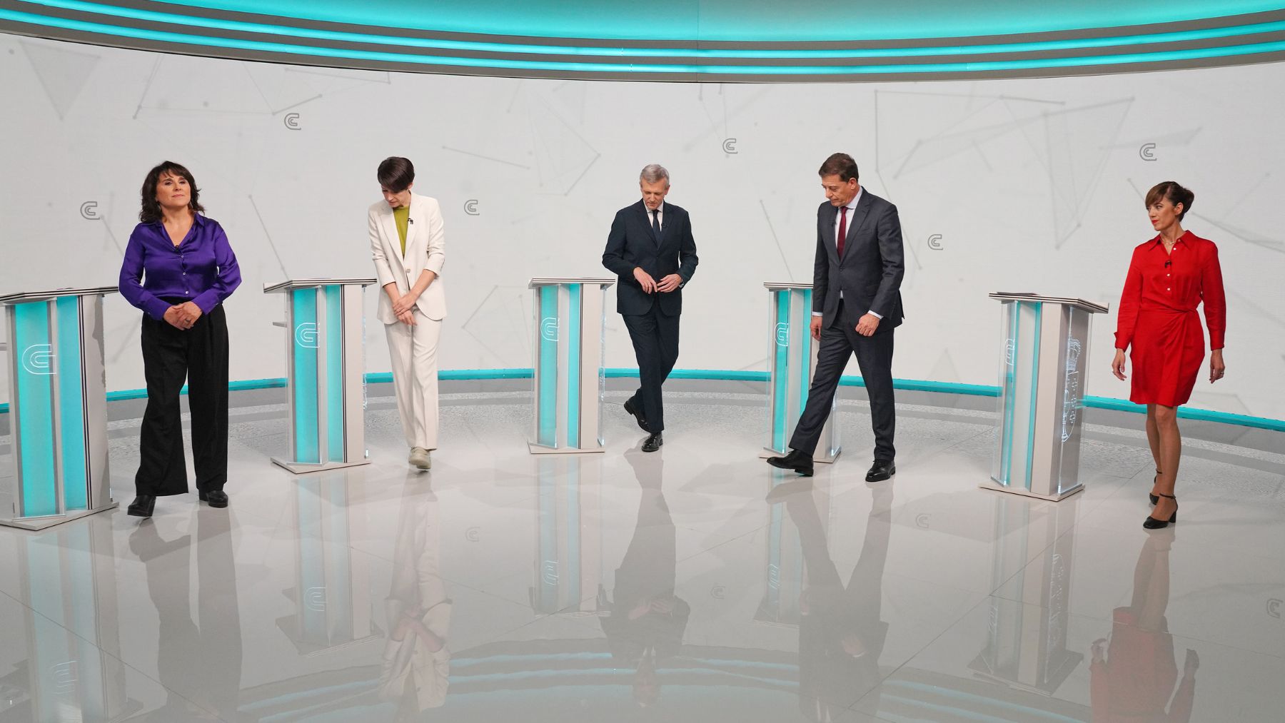 Los candidatos de las elecciones de Galicia.