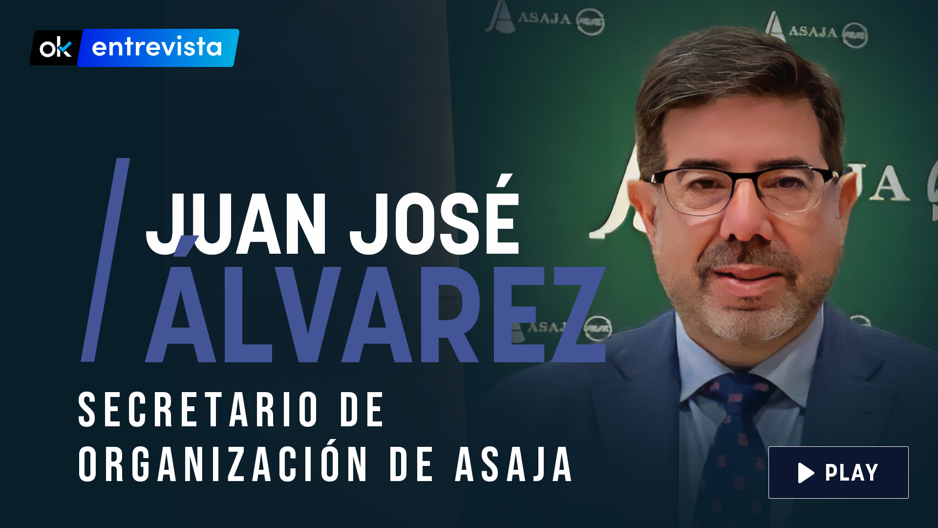 Juan José Álvarez, secretario de organización de Asaja.
