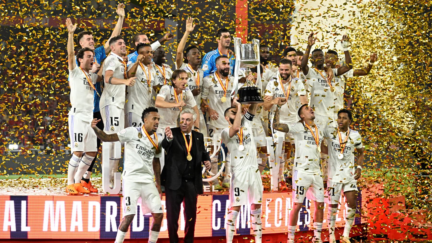 Real Madrid, último ganador en el Palmarés de la Copa del Rey. (Getty)