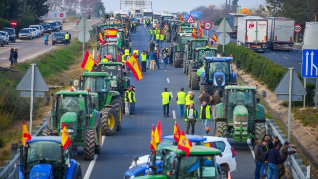 agricultores Ferraz, tractorada, PSOE, Madrid