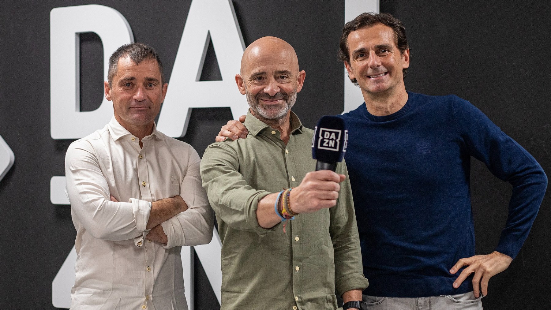 Cuquerella, Lobato y De la Rosa. (DAZN)
