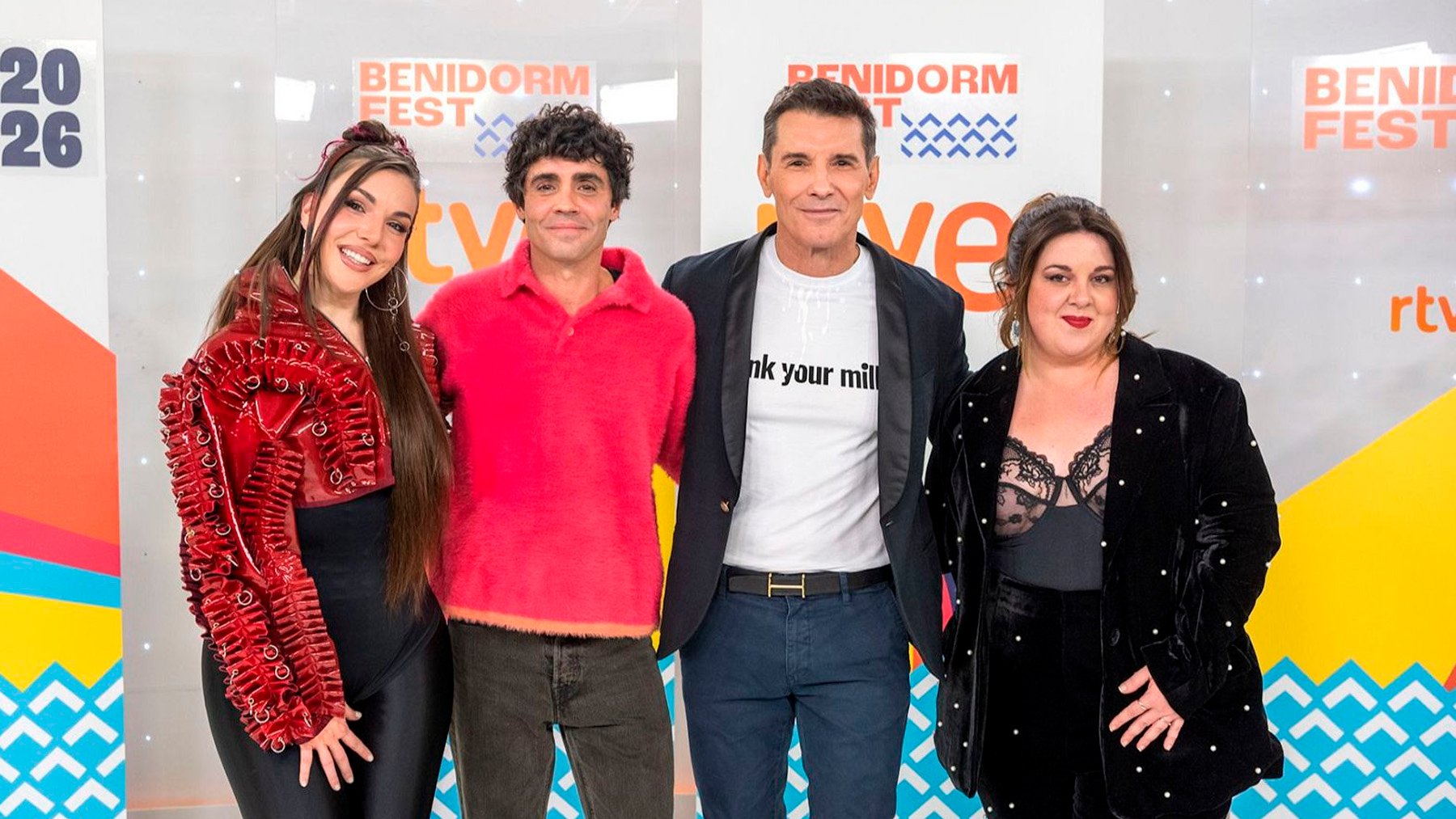 Presentadores de Benidorm Fest 2026. (RTVE)