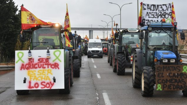 cortes carreteras Madrid, agricultores, santander, protestas