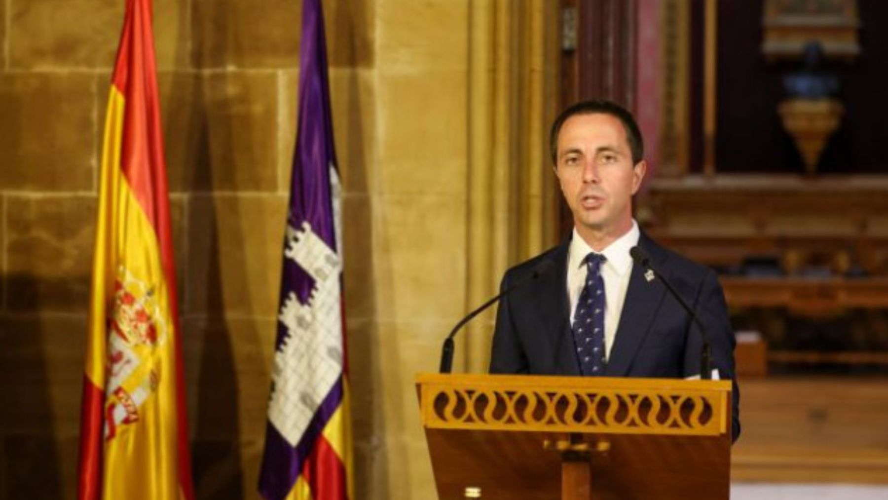 El presidente del Consell de Mallorca, Llorenç Galmés.