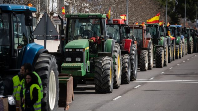 agricultores, madrid, protestas, huelga, manifestación, tractores, bruselas, PAC, puerto de sevilla
