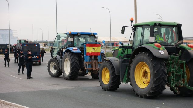 Tractorada en Sevilla.