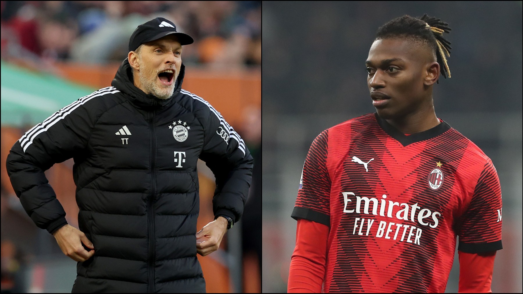 Tuchel y Leao, en el radar del Barcelona. (Getty)