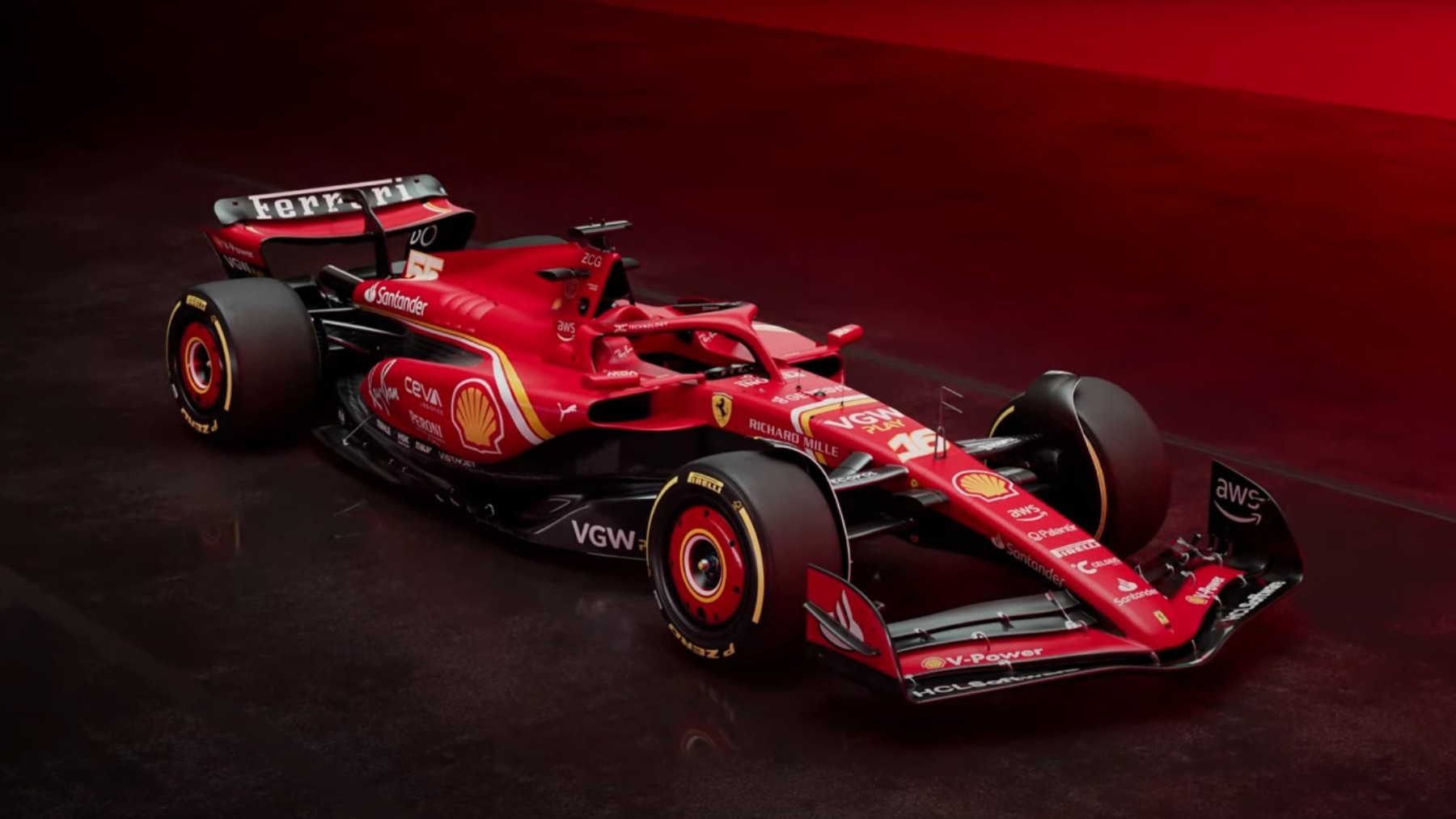 Así es el nuevo Ferrari de Sainz. (Ferrari)