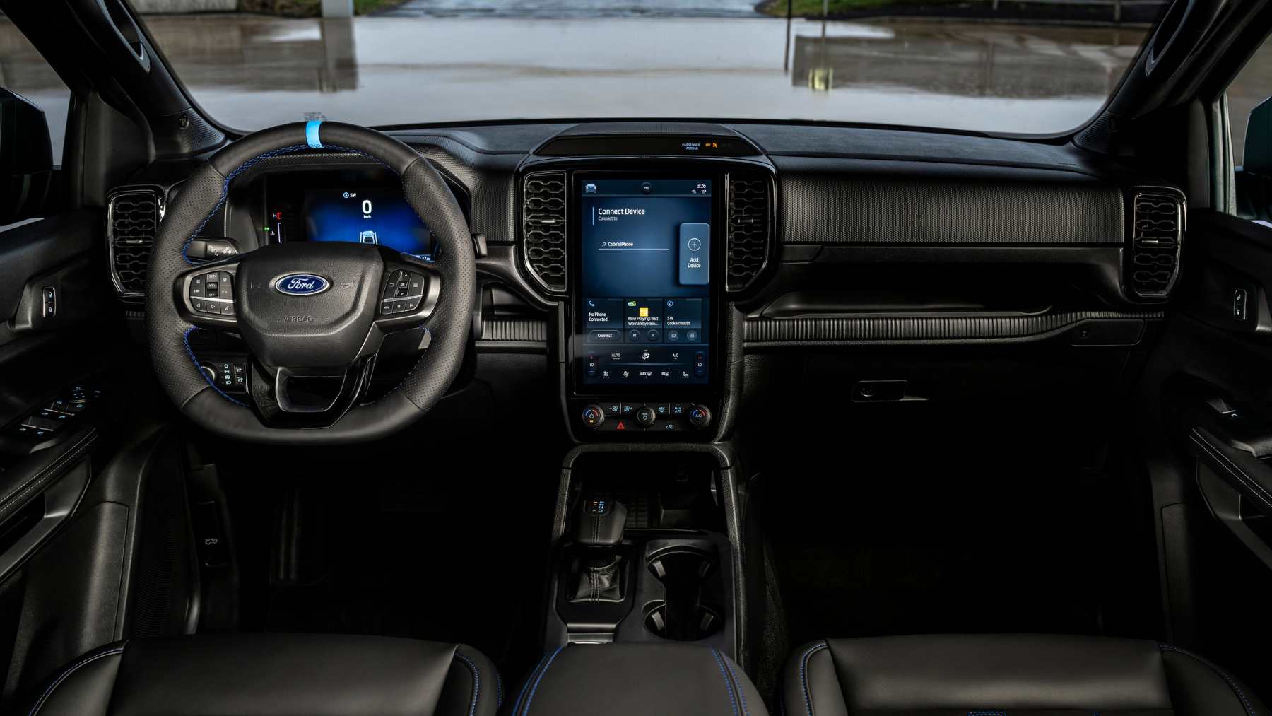 Interior del nuevo Ford Ranger