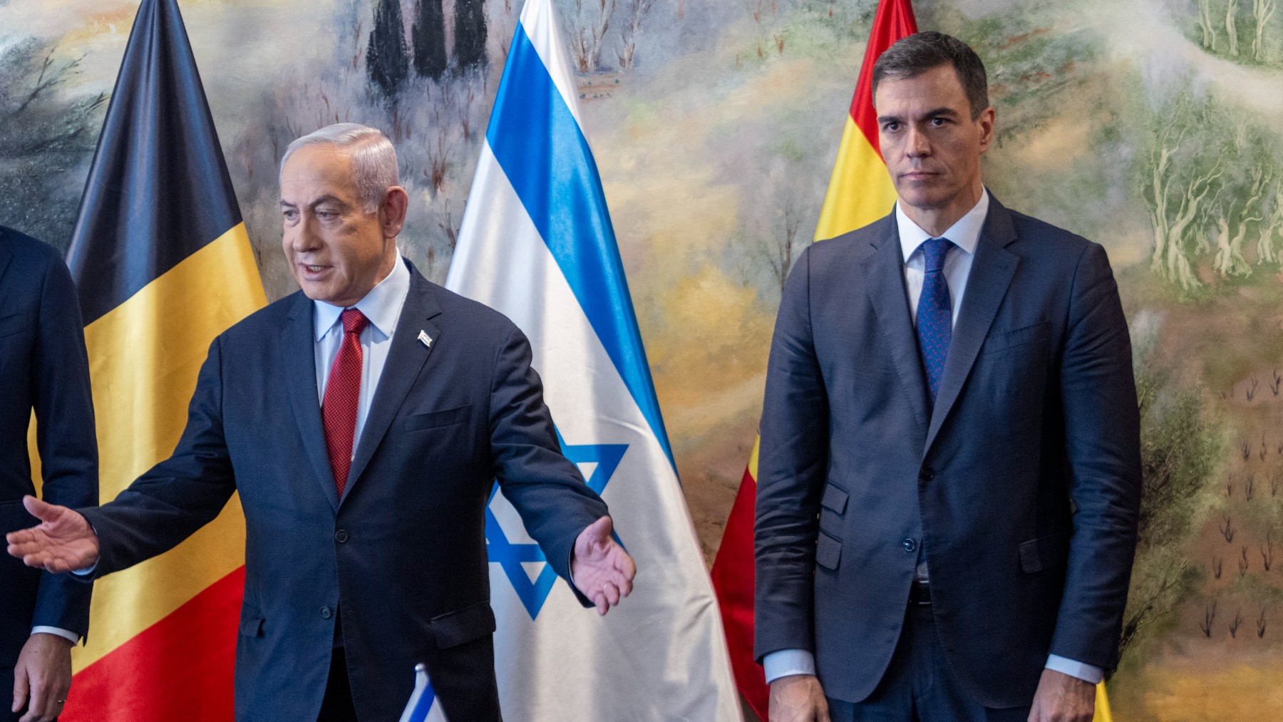 El primer ministro de Israel, Benjamin Netanyahu, y el presidente del Gobierno, Pedro Sánchez. (Foto: Ep)