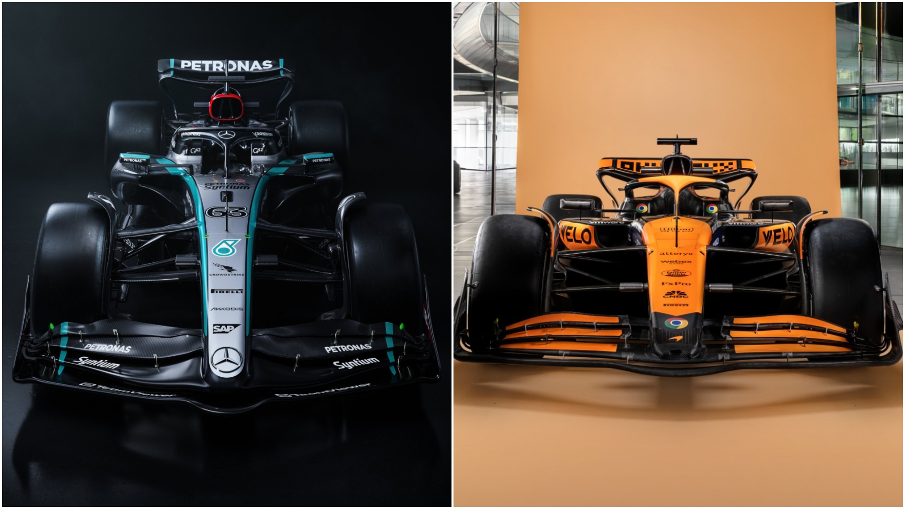 Los nuevos coches de Mercedes y McLaren