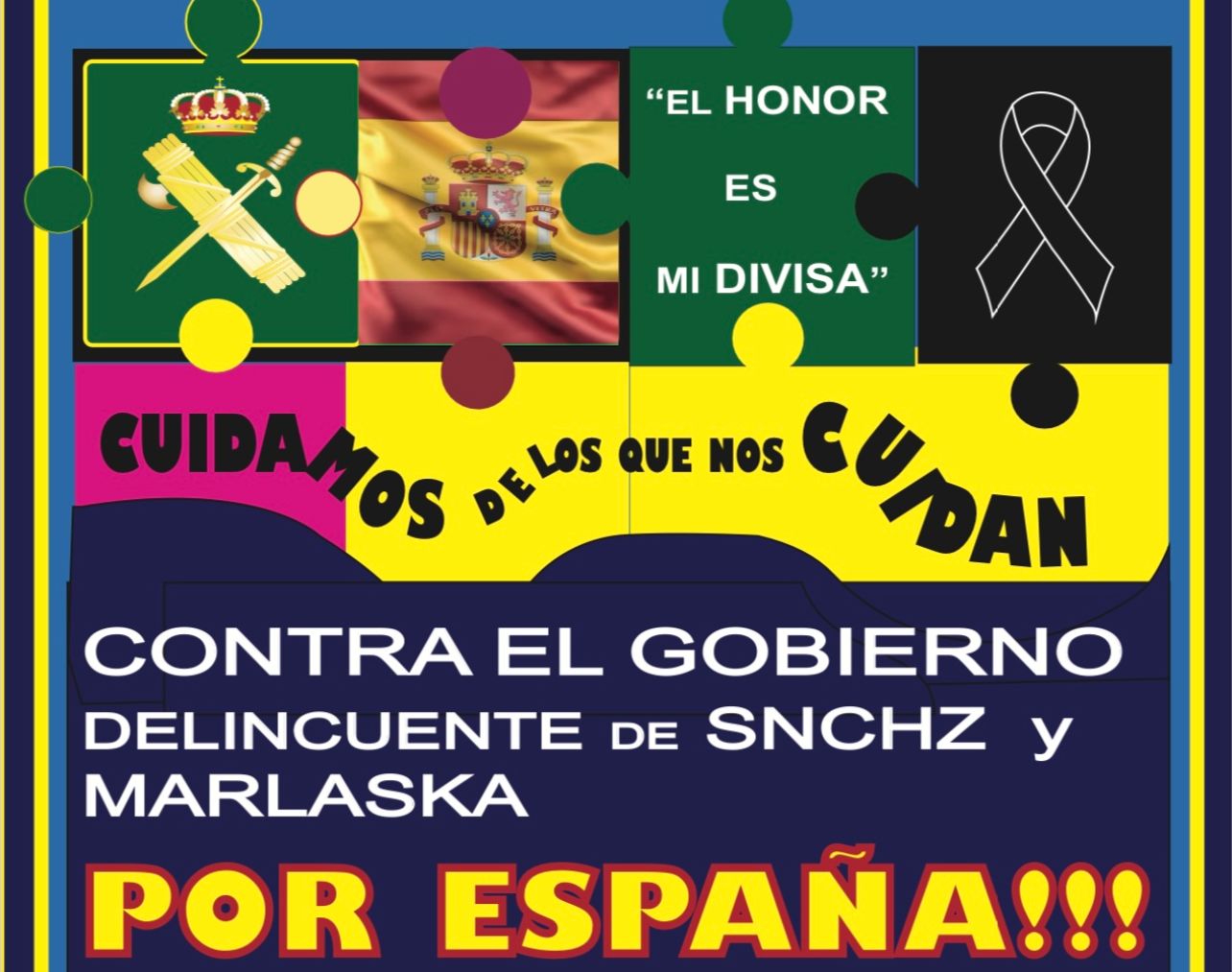 Cartel de la manifestación convocada por Foro Baleares.