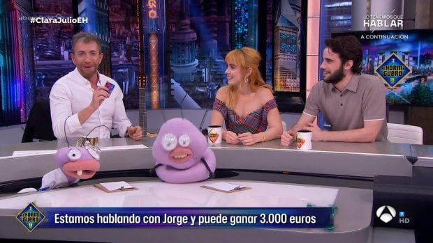 El enfado de Pablo Motos ante la actitud de Jorge: "Pues ya no te llevas los 3.000 euros" (Atresmedia).