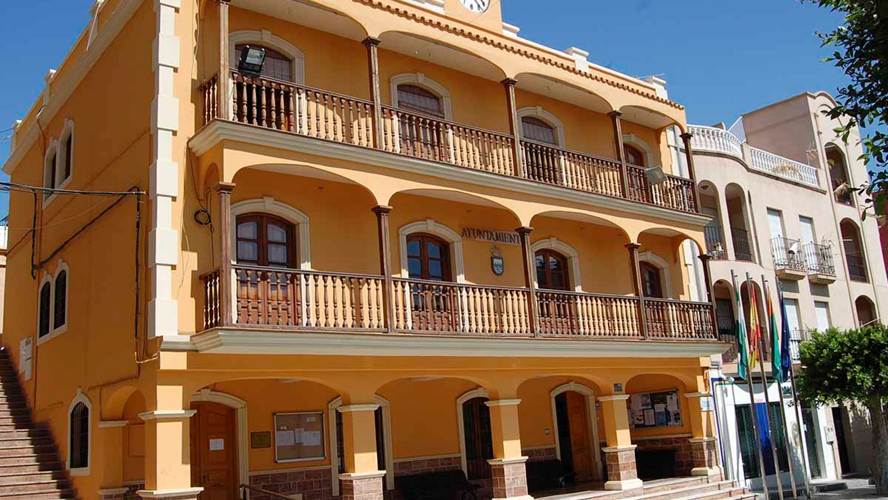 Ayuntamiento de Gádor, en Almería.