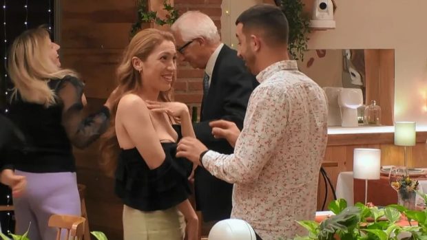 Estefanía e Ignacio en 'First Dates'.