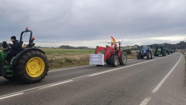 La tractorada provoca tráfico lento en varias carreteras secundarias de Mallorca