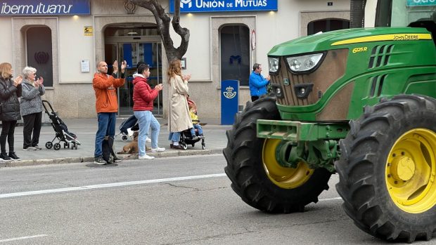 Tractorada histórica en Mallorca.
