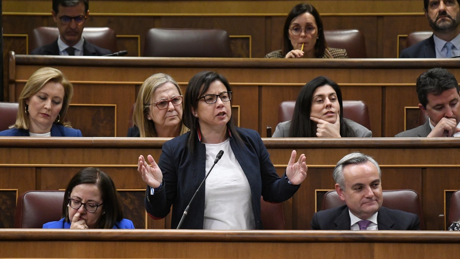 Ana Vázquez, diputada del PP, en el Congreso de los Diputados (Foto: EP).