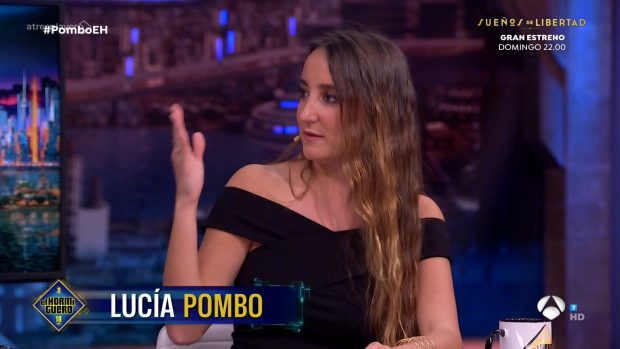 Lucía Pombo en su paso por El Hormiguero (Atresmedia).