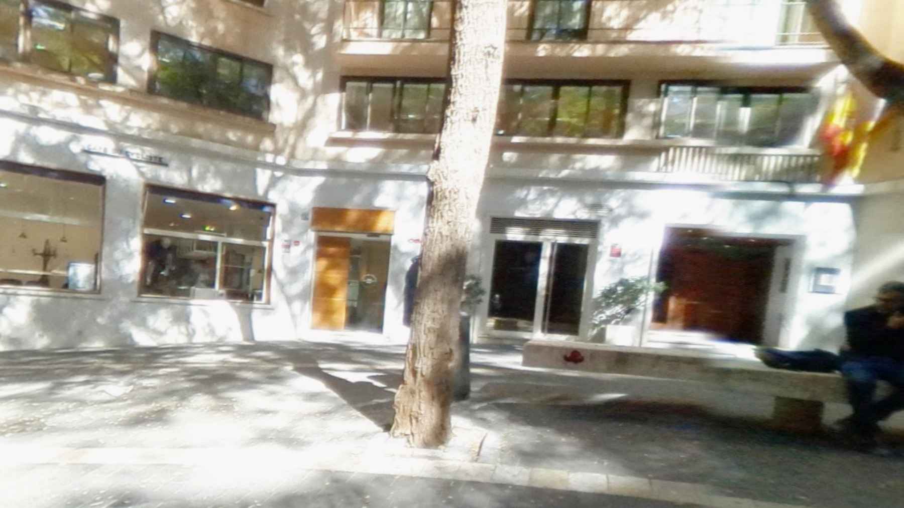 Imagen de la palmesana plaza del Rosario donde se ubica uno de los locales reconvertidos en vivienda.