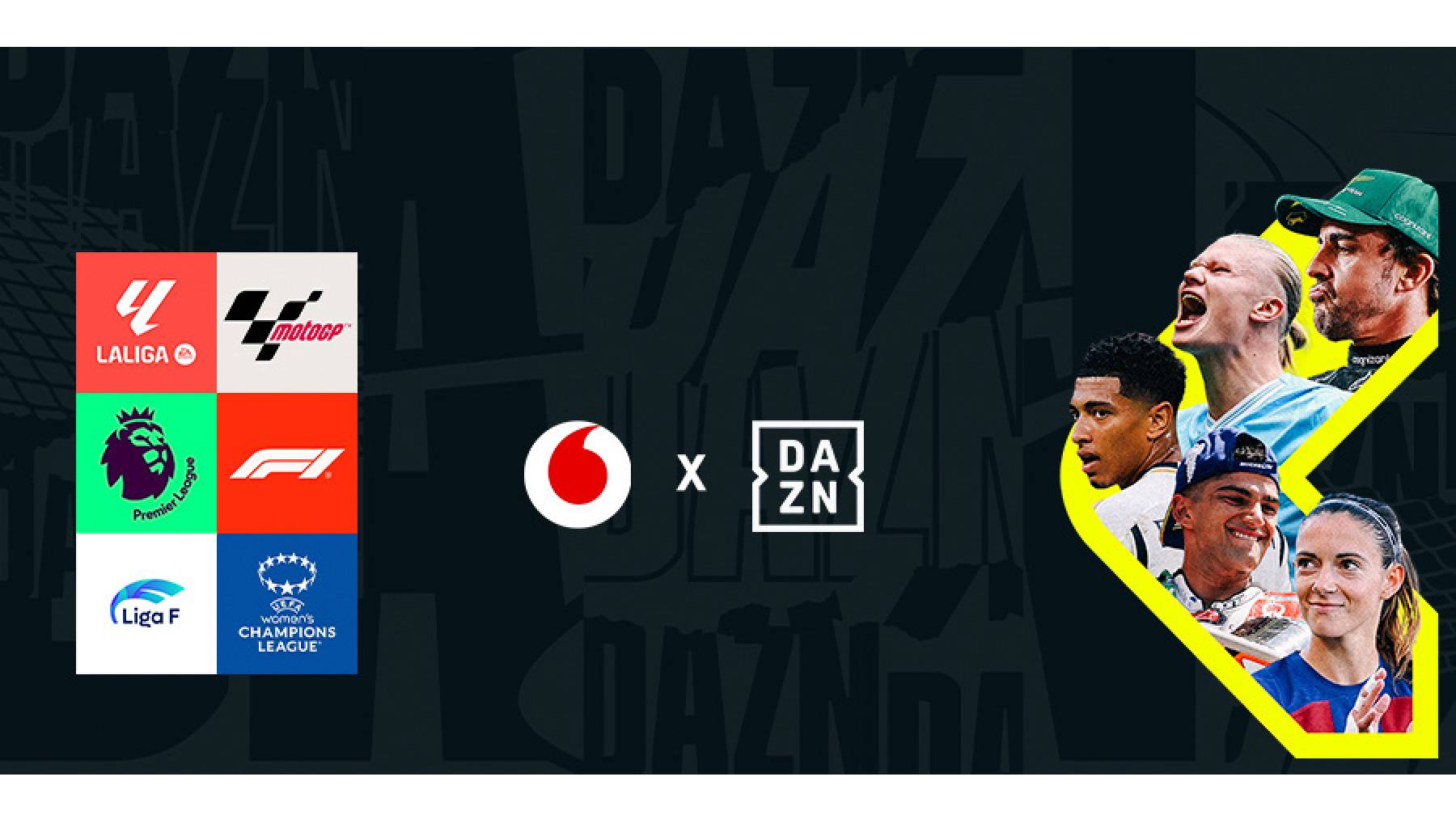 Vodafone firma un acuerdo con Dazn.