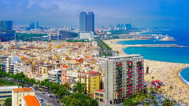 Esta importante ciudad del litoral español no tenía playas antes de 1992