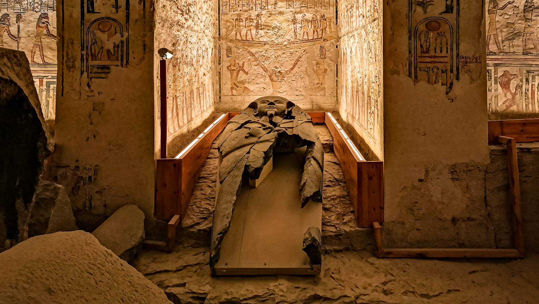 Los egipcios, tumbas