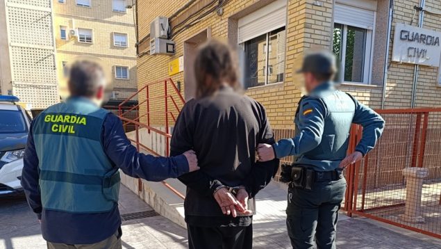 detenido Guardia Civil Sax Alicante