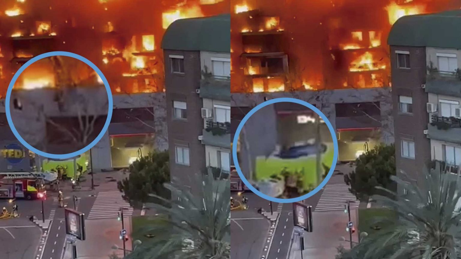 Éstas Son Los Imágenes Más Impactantes Del Incendio En Valencia En El Campanar