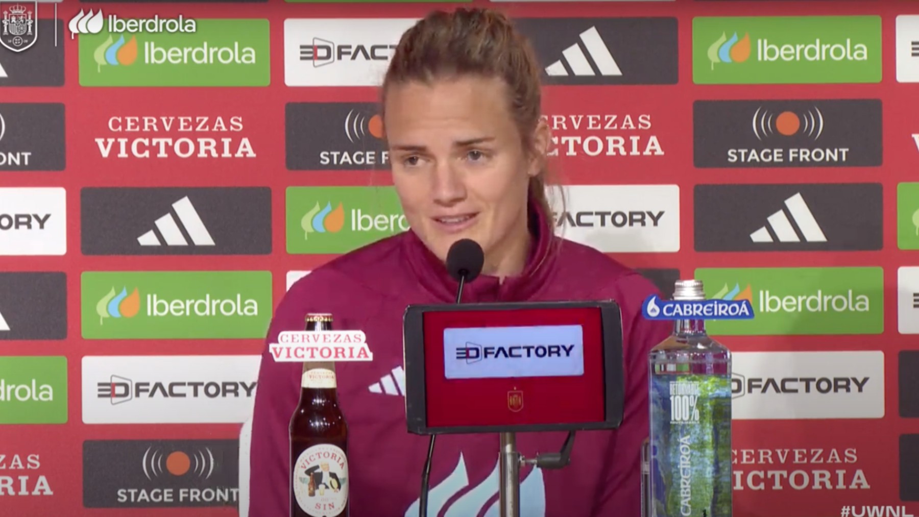 Irene Paredes, en rueda de prensa. (RFEF)