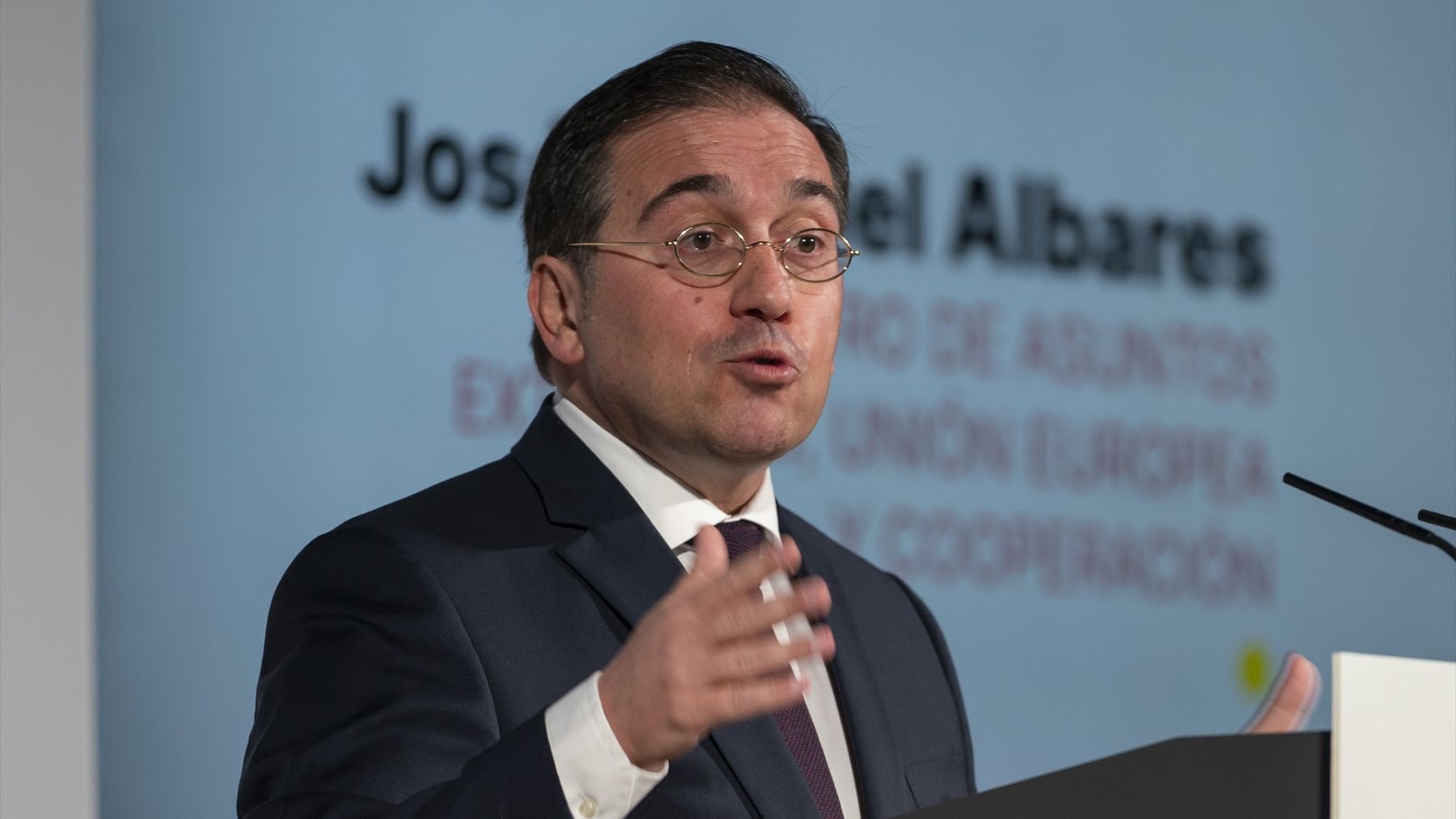 El ministro de Asuntos Exteriores, José Manuel Albares (Foto: EP).