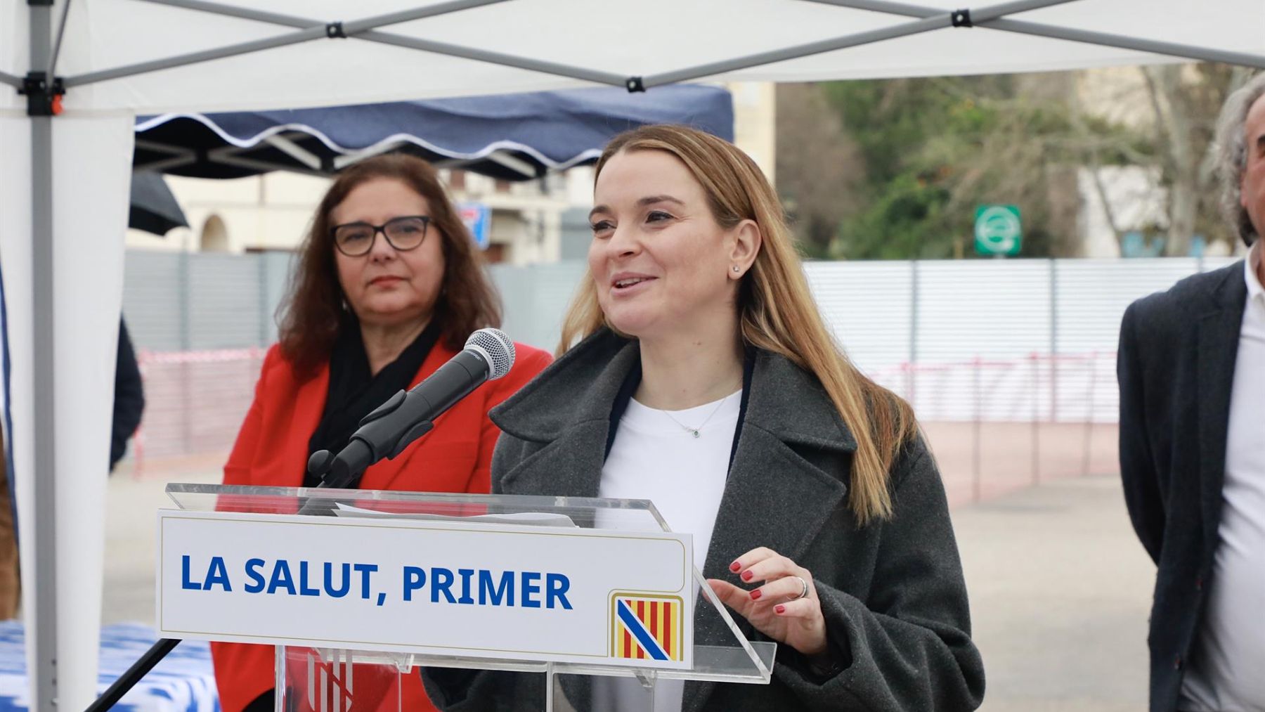 La presidenta de Baleares, Marga Prohens, este lunes en Pollença.