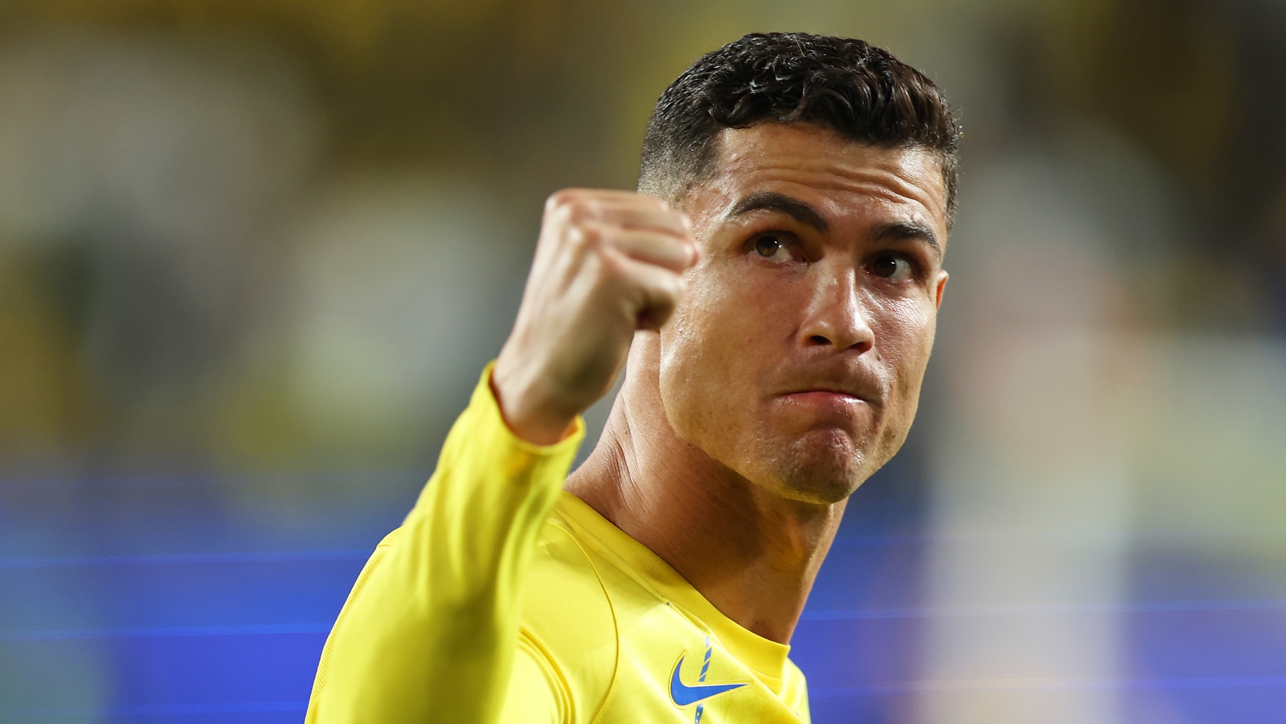 Cristiano Ronaldo celebra su gol 414 después de los 30. (Getty)