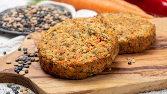 Burguer con quinoa