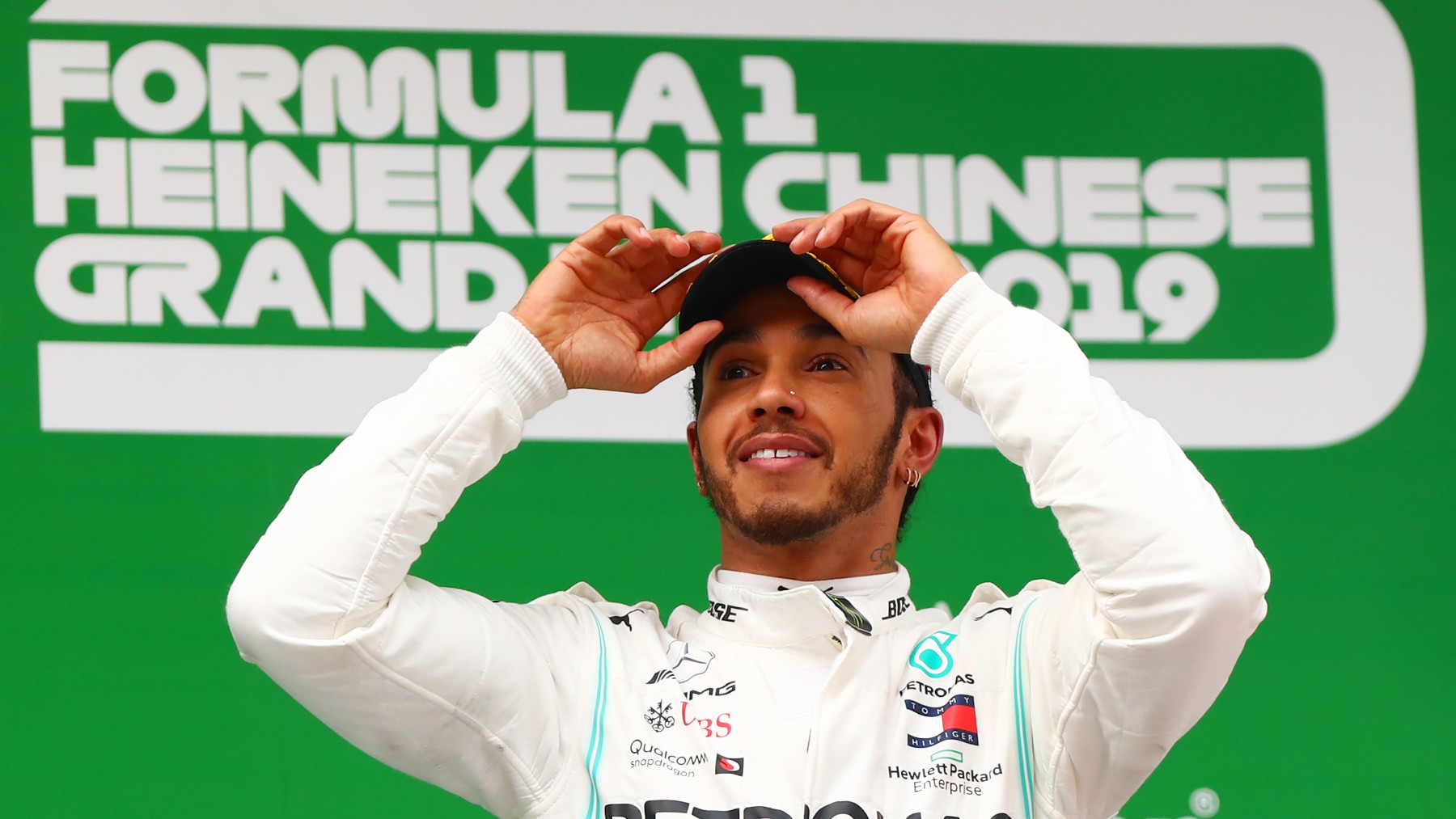 Lewis Hamilton, en el GP de China. (Getty)